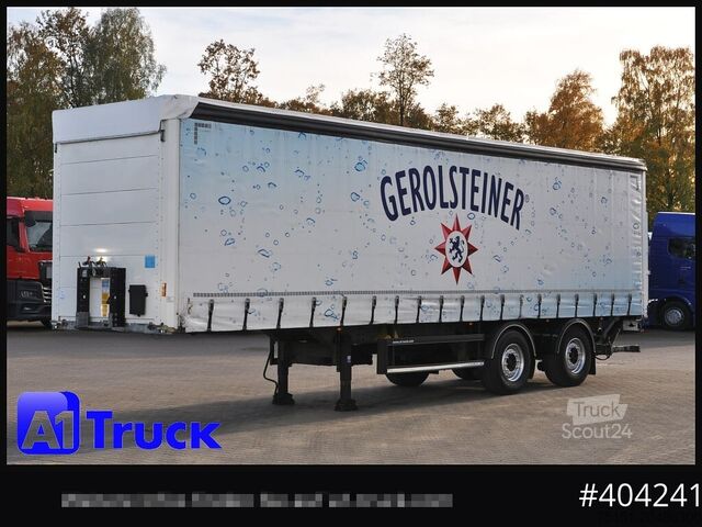 Полуприцеп для напитков SCHMITZ Getränke, Lenkachse, LBW, Ladebordwand, kurzer Aufbau