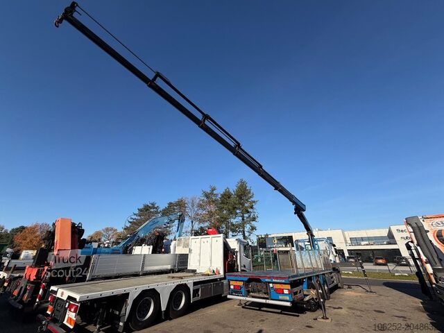 Krovimo platforma Renault C480 8x4 Pritsche + Kran (20m!) PALFINGER PK330...