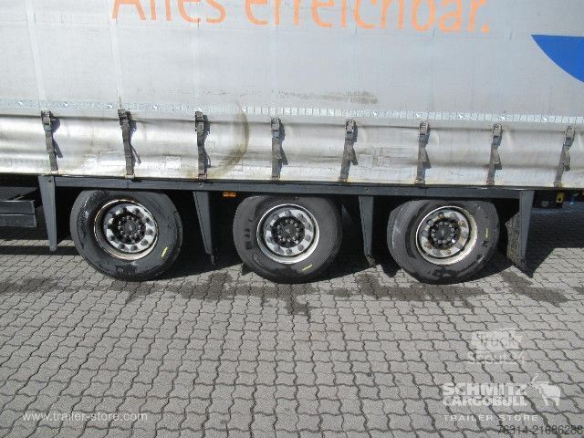 Semirremolque abierto con toldo Schmitz Cargobull Curtainsider Mega Getränke