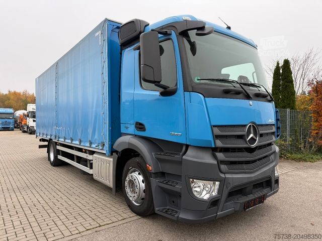 Samochód ciężarowy z plandeką typu platforma MERCEDES-BENZ Antos 1830 Pritsche+Plane/Klima/EURO6