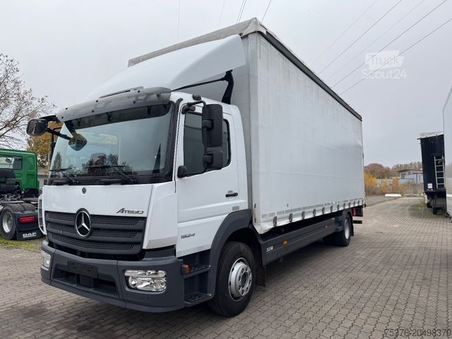 Ladbil med presenning MERCEDES-BENZ Atego 1524 AHK Junge Aufbau EDSCHA