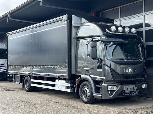 LKW mit Pritsche & Plane IVECO EC ML120E25 ACC Klima Kamera Navi LBW 7,7m