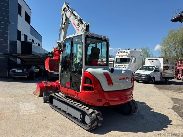 Miniescavatore TAKEUCHI TB 370 Powertilt 3xSchaufeln Neue Gummiketten