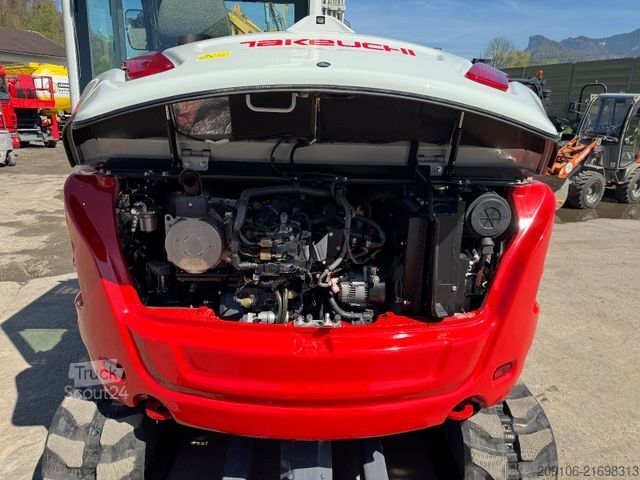 Miniescavatore TAKEUCHI TB 370 Powertilt 3xSchaufeln Neue Gummiketten