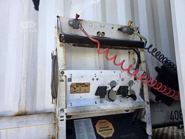 Semi-remorque bâchée KRONE Coiler Gadine, Edscha, Lift, BPW Trommel