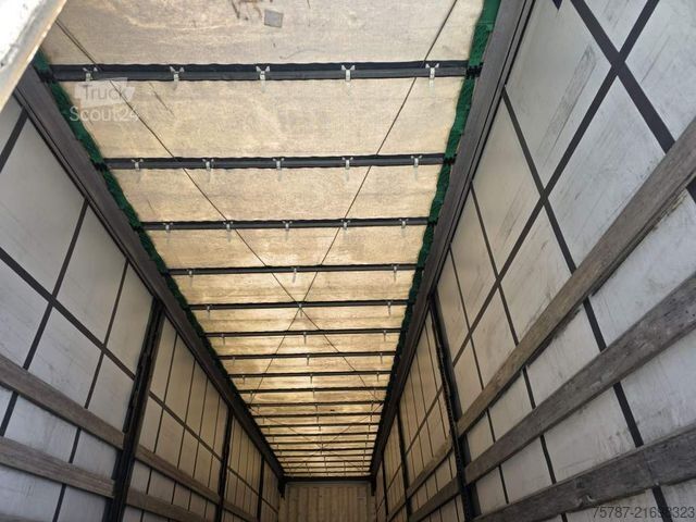 Semi-remorque bâchée KRONE Coiler Gadine, Edscha, Lift, BPW Trommel