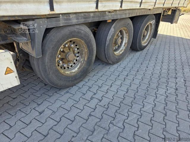 Semi-remorque bâchée KRONE Coiler Gadine, Edscha, Lift, BPW Trommel