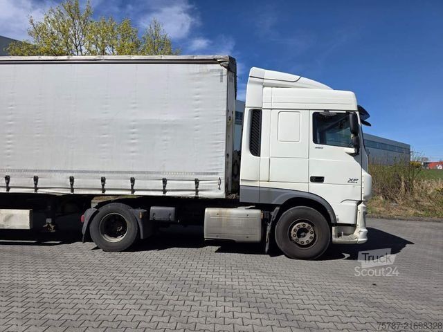 Cap tractor standard DAF XF 460 SC,ZF Intarder, Standklima, Kühlschrank