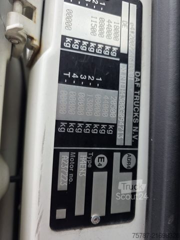 Cap tractor standard DAF XF 460 SC,ZF Intarder, Standklima, Kühlschrank