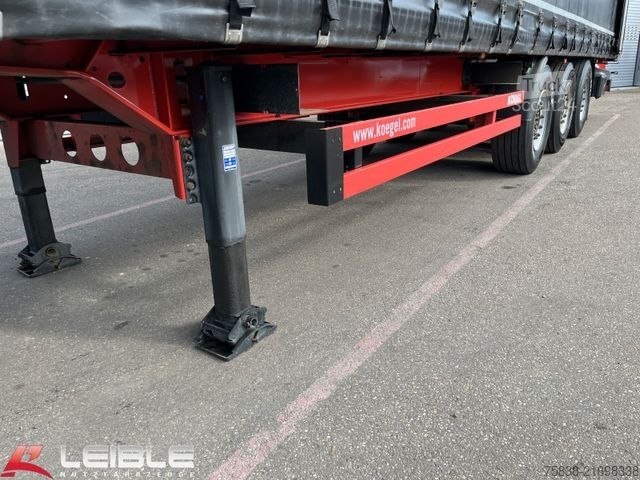 Auflieger mit Pritsche & Plane KÖGEL SN 24*Tautliner*Zertifikat XL*SAF-Achsen*
