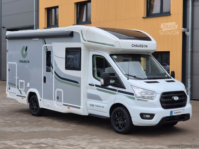 Autocaravana semi-integrada CHAUSSON 630 Titanium Line *MJ27*Arctic*Navi*ACC*Outdoor