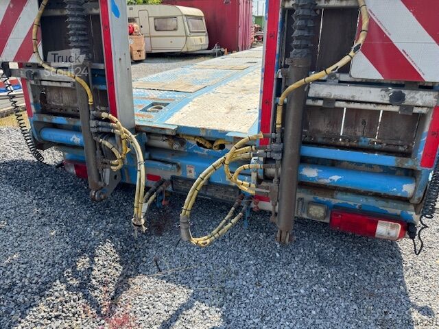 Semirimorchio a pianale ribassato per macchine edili Komodo 4 achs Lenk luft hydr Rampen 62 to