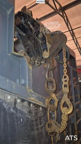 Container con gru, gru HMF da 13 t/m  Krancontainer 13 t/m HMF kran