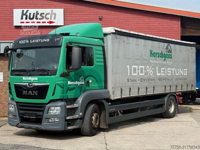 Вантажівка з платформою і тентом MAN TGS 18.320LL Pritsche,