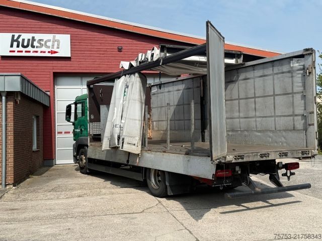 Вантажівка з платформою і тентом MAN TGS 18.320LL Pritsche,