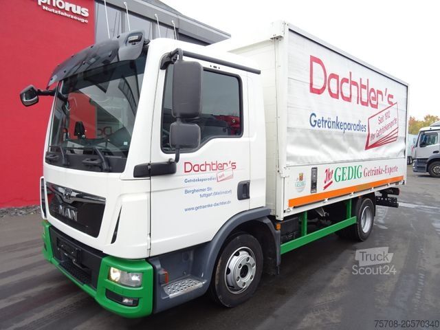 Içecek kamyonu MAN 8.190 TGL*4,6 m Rollplane*2x AHK*B/L*Diff.*TOP !