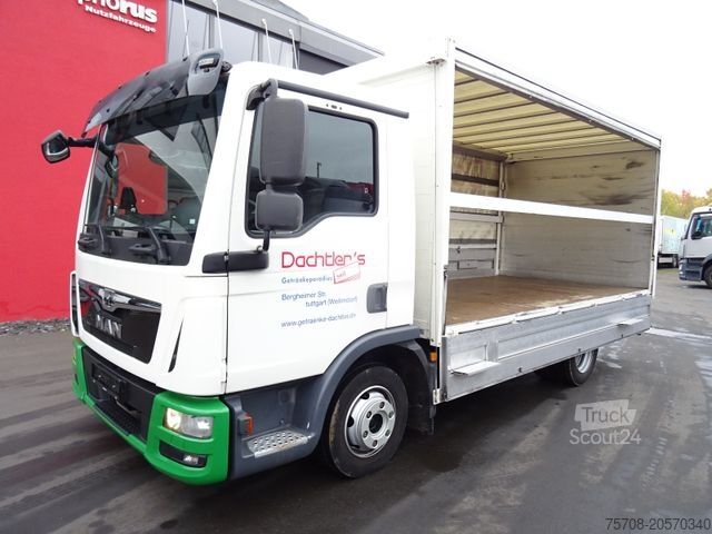 Furgoneta de bebidas MAN 8.190 TGL*4,6 m Rollplane*2x AHK*B/L*Diff.*TOP !