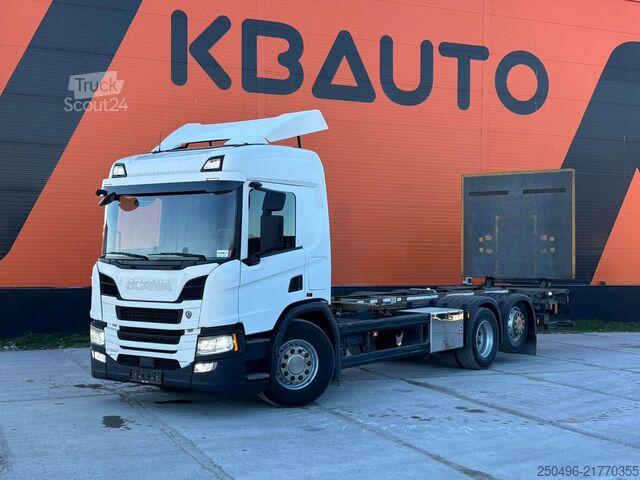 Контейнерні перевезення Scania P 500 6x2*4 LOW MILEAGE ! / 9 TON FRONT AXLE / ...