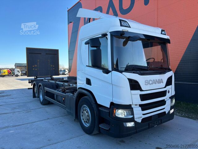 Контейнерні перевезення Scania P 500 6x2*4 LOW MILEAGE ! / 9 TON FRONT AXLE / ...