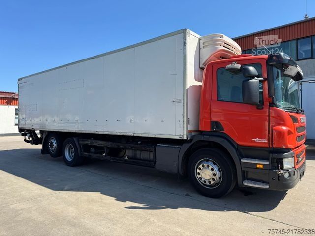 Koelwagen SCANIA P 280 Kühlkoffer mit BÄR Ladebordwand / Kiesling