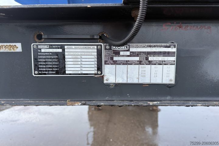 Semi-remorque benne SKHL 18P Kipper / Swiss-Vehicle