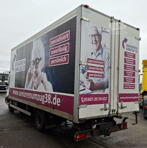 Furgons ar kasti IVECO ML 75E17/P 3-Sitzer Klima Koffer Türen Treppe