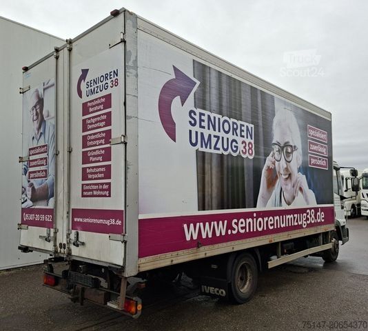 Furgons ar kasti IVECO ML 75E17/P 3-Sitzer Klima Koffer Türen Treppe