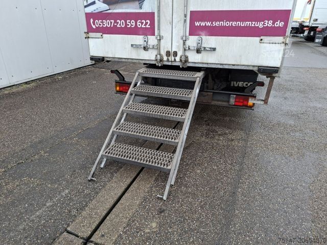 Furgons ar kasti IVECO ML 75E17/P 3-Sitzer Klima Koffer Türen Treppe