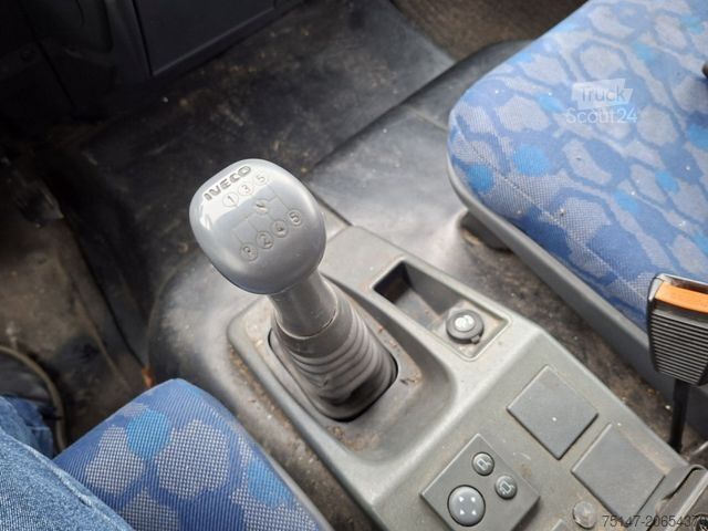 Furgons ar kasti IVECO ML 75E17/P 3-Sitzer Klima Koffer Türen Treppe