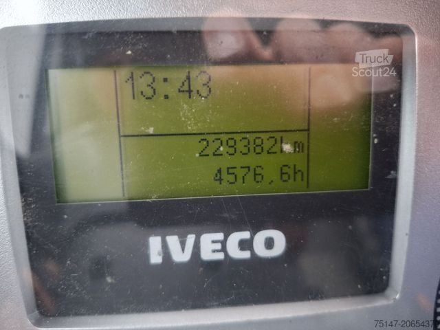 Furgons ar kasti IVECO ML 75E17/P 3-Sitzer Klima Koffer Türen Treppe