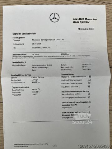 Kastenwagen MERCEDES-BENZ Sprinter 316 CDI Kasten L2H1 Navigation Klima