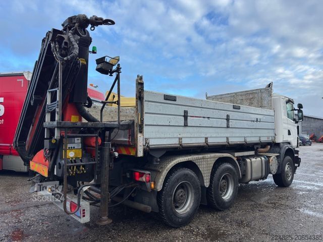 Camion-benne tricar SCANIA G440 6X4 DREISEITENKIPPER + PK 18002-EH D
