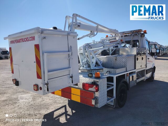 Van-Korb-Plattformhubwagen Mercedes-Benz 516 CDI CESTA PLATAFORMA ELEVADORA 160 c