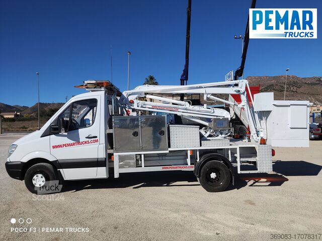 Van-Korb-Plattformhubwagen Mercedes-Benz 516 CDI CESTA PLATAFORMA ELEVADORA 160 c
