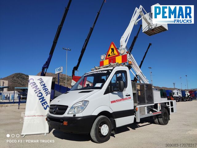 Van-Korb-Plattformhubwagen Mercedes-Benz 516 CDI CESTA PLATAFORMA ELEVADORA 160 c