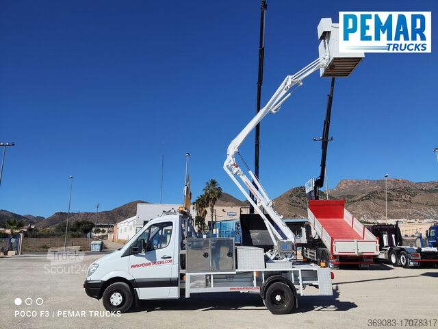 Van-Korb-Plattformhubwagen Mercedes-Benz 516 CDI CESTA PLATAFORMA ELEVADORA 160 c