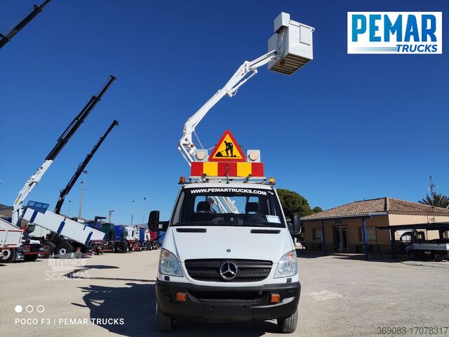 Van-Korb-Plattformhubwagen Mercedes-Benz 516 CDI CESTA PLATAFORMA ELEVADORA 160 c