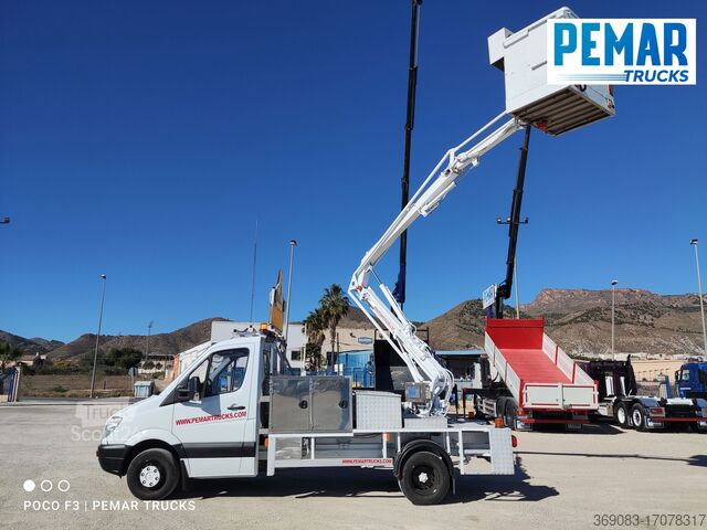 Van-Korb-Plattformhubwagen Mercedes-Benz 516 CDI CESTA PLATAFORMA ELEVADORA 160 c
