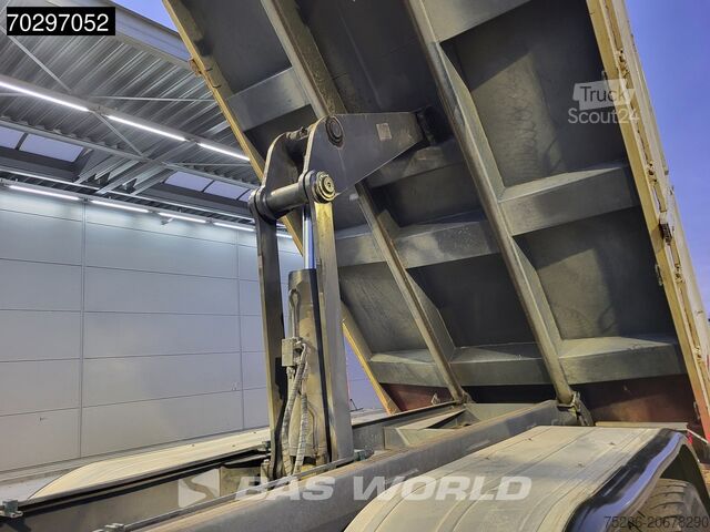 Kipper met kraan DAF CF 370 CF 6X4 HIAB 144 BS-3 HIDUO Crane Kran 8m...