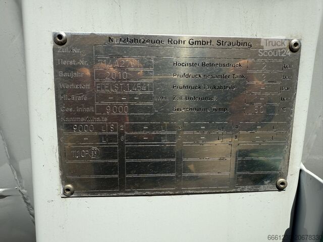 Sunkvežimis su cisternos kėbulu DAF XF 530 AdBlue Verteiler ROHR