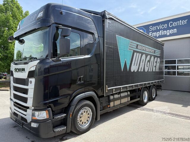 Komercinė transporto priemonė Scania S450 Highline Retarder 2 Tanks 2 Liegen Hubdach