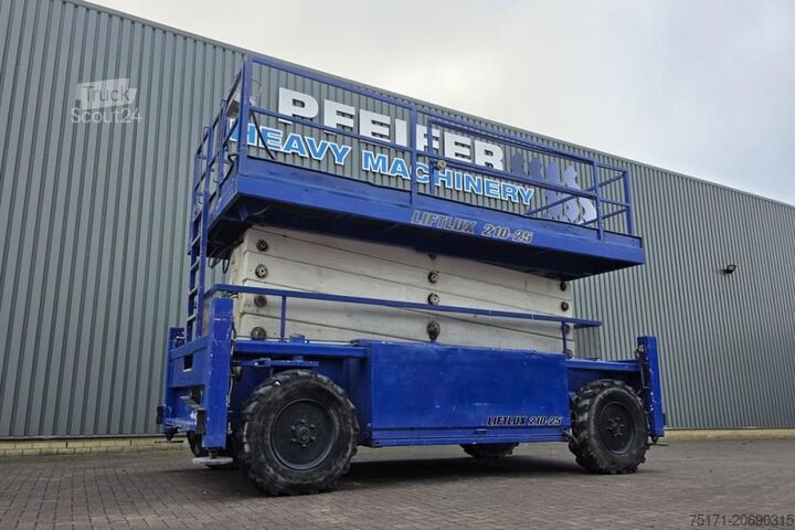 Scharnierende telescopische hoogwerker Liftlux SL210-25D4WDS/P Diesel, Hydraulic Deck Extension,