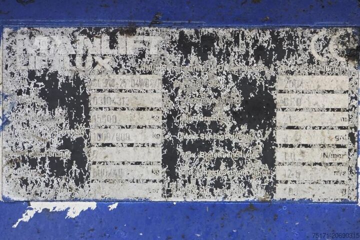 Scharnierende telescopische hoogwerker Liftlux SL210-25D4WDS/P Diesel, Hydraulic Deck Extension,