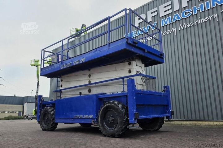 Scharnierende telescopische hoogwerker Liftlux SL210-25D4WDS/P Diesel, Hydraulic Deck Extension,