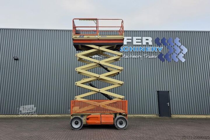 Scherenhebebühne JLG M4069 Hybrid, 14.2m Working Height, 360kg Capacity