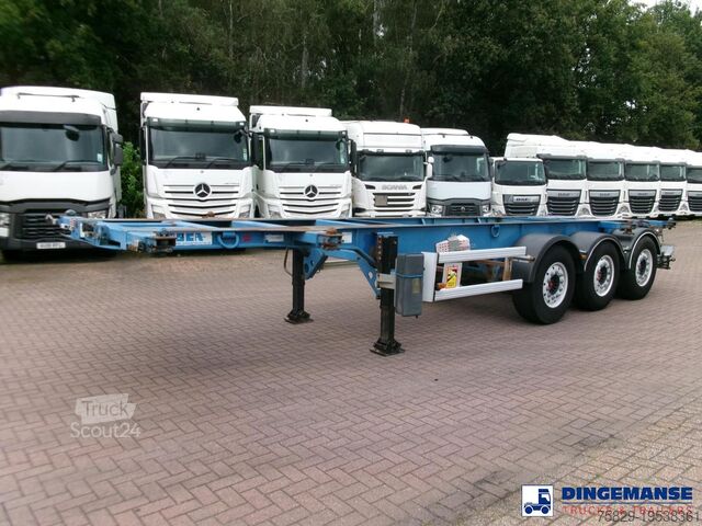 Containertransport Asca 3-axle container trailer 20-30 ft + ADR