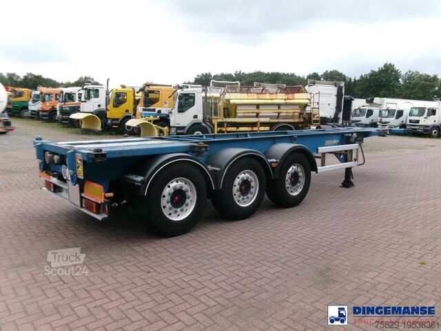 Containertransport Asca 3-axle container trailer 20-30 ft + ADR