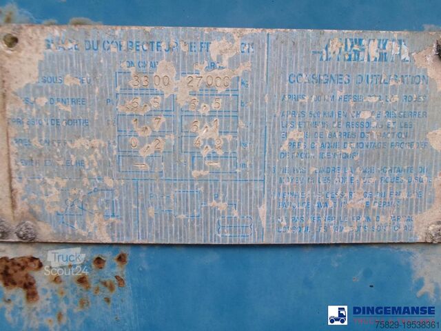 Containertransport Asca 3-axle container trailer 20-30 ft + ADR