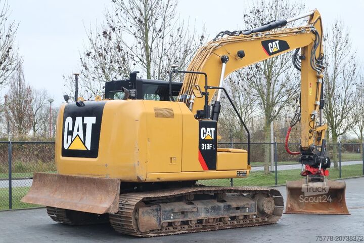 Paletli ekskavatör Caterpillar 313FL | ROTOTILT | 3X BUCKET | DOZERBLADE | TOP...