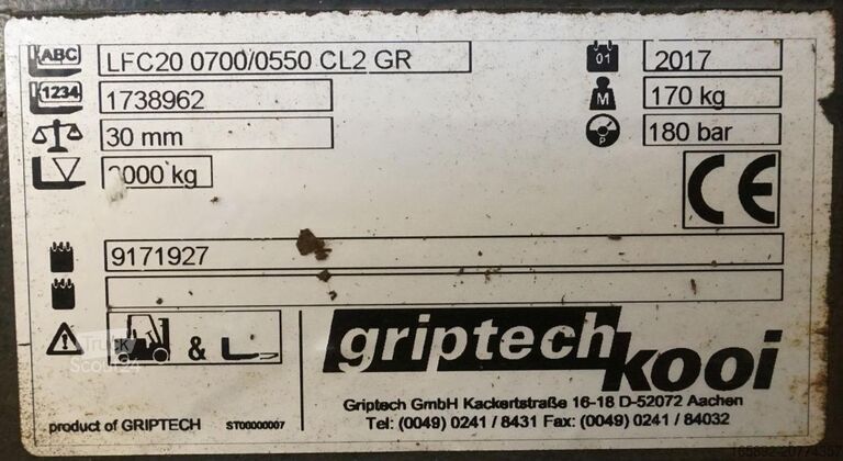 Viličar GRIPTECH Hubgerüst
